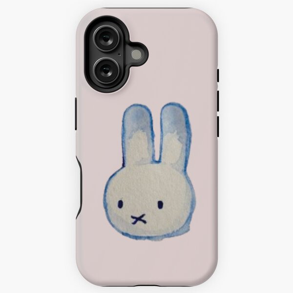 watercolour miffy head iPhone Tough Case