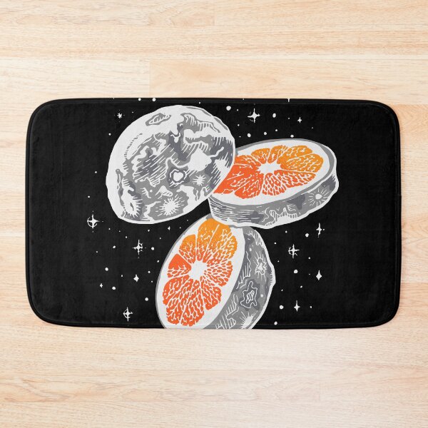 Item preview, Moon Sliced with Orange Fruit | Starry Sky Backdrop  designed and sold by TurtleDojo.