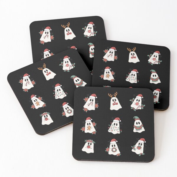 Item preview, Cute Christmas Ghost Set designed and sold by patternjp.