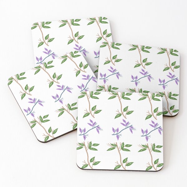 Item preview, Seamless pattern branches with leaves designed and sold by MigWhimsy.