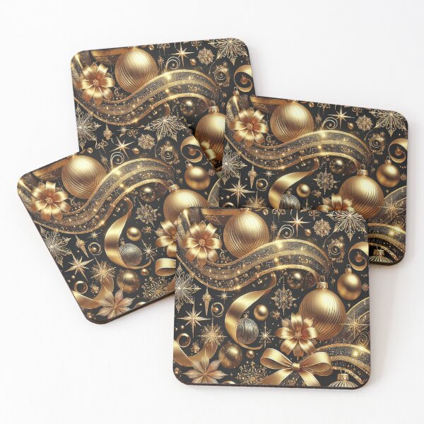 Item preview, Golden Holiday Elegance: A Luxurious Christmas Design designed and sold by Magic Of Imagination.