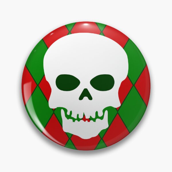 Item preview,  ugly christmas skull harlequin creepy designed and sold by Gossip Rag.