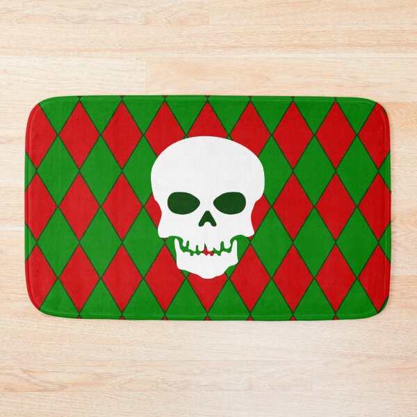 Item preview,  ugly christmas skull harlequin creepy designed and sold by Gossip Rag.