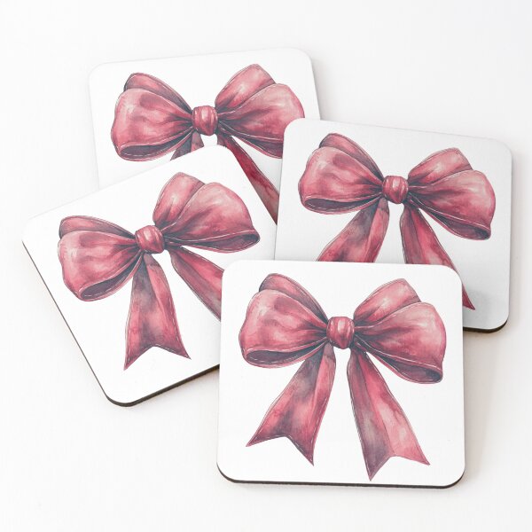 Item preview, Watercolor Red Bow - Festive Holiday Decoration designed and sold by sirenandscript.