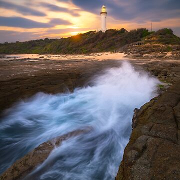 Artwork thumbnail, Norah Head Lighthouse, Central Coast, New South Wales, Australia by Michael Boniwell