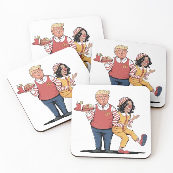 Item preview, Mc Donald's New Crew: Donald Trump and Kamala Harris  designed and sold by RedPilled Apparel.