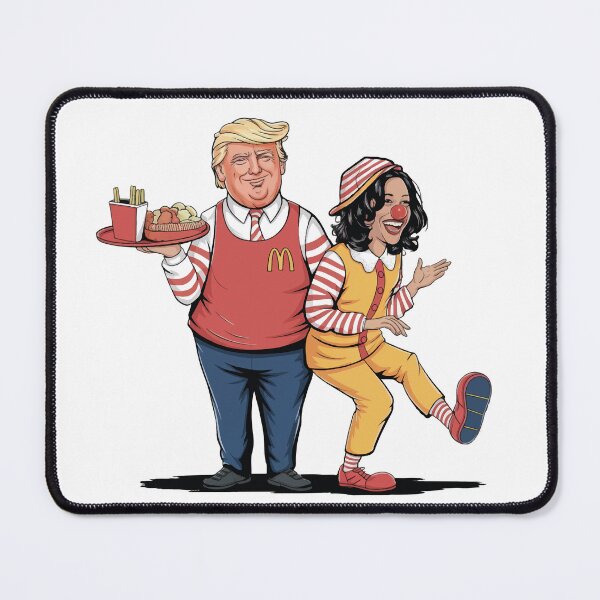 Item preview, Mc Donald's New Crew: Donald Trump and Kamala Harris designed and sold by RedPilled Apparel.