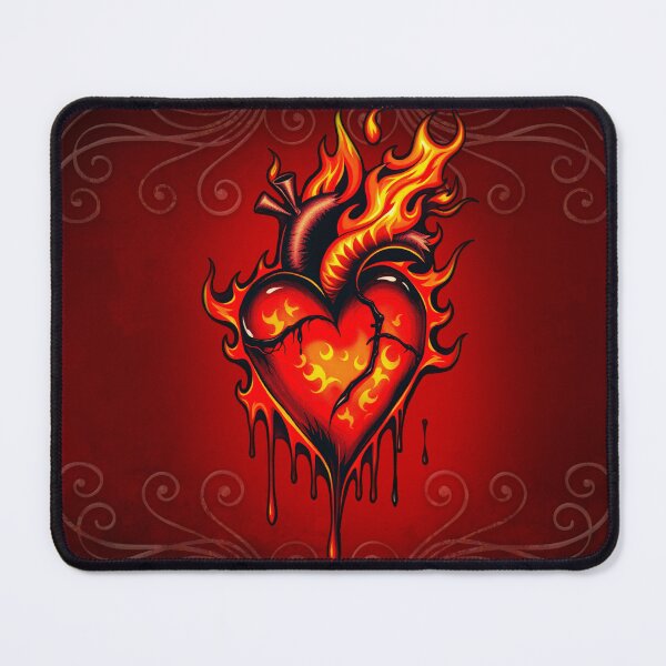 Item preview, Flaming heart. designed and sold by nicky2342.
