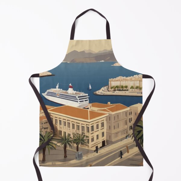 Item preview, 140 Piraeus Port Poster Design designed and sold by Alexis Art Collection.