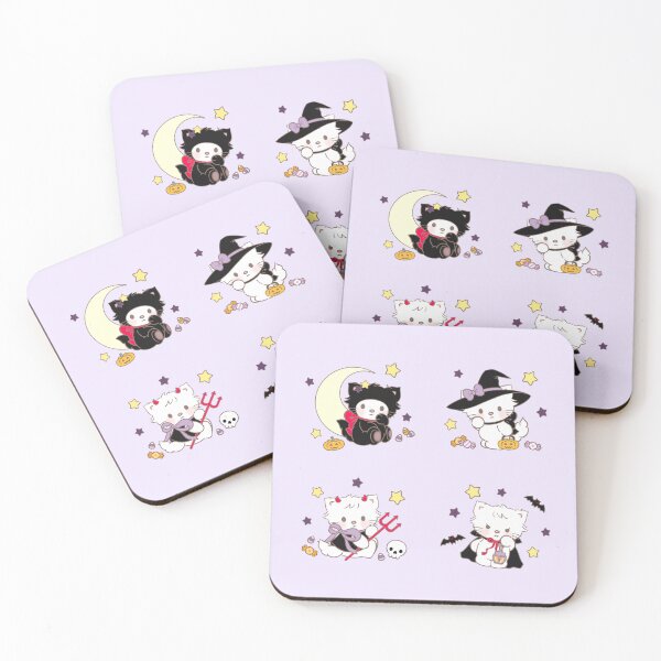 Item preview, Cute cat with Halloween characters set 1 designed and sold by TheButterscotch.