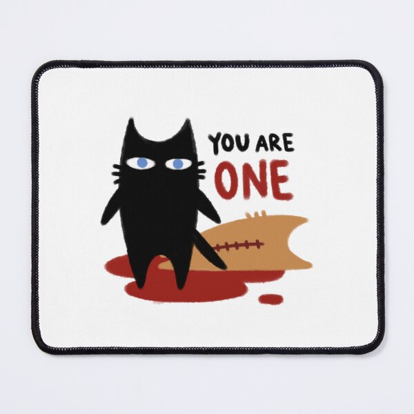 Item preview, furtoon series: the substance black cat and orange cat as elisabeth sparkle and sue you are one designed and sold by Kyna Arts.
