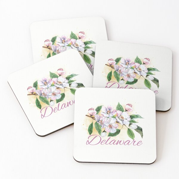 Item preview, Delaware State Flower Peach Blossom Classic T-shirt Sticker designed and sold by ThinkNature!.