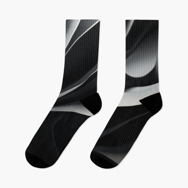 Item preview, Patrones de ondas abstractas en blanco suave y negro designed and sold by lematworks.