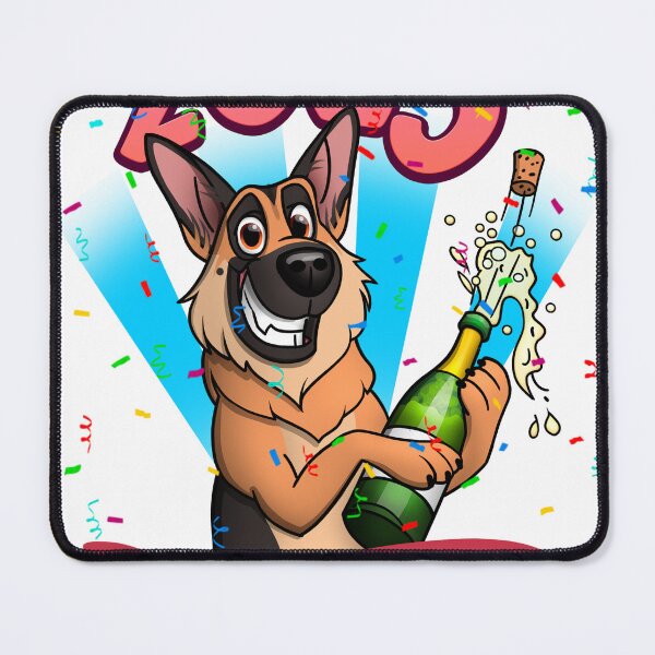 Item preview, 2025 happy new year german shepherd celebration edition designed and sold by polygrafix.