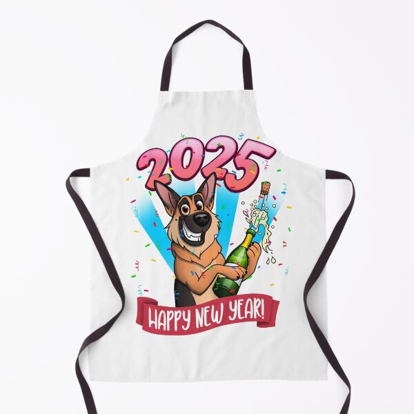 Item preview, 2025 happy new year german shepherd celebration edition designed and sold by polygrafix.