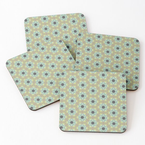Item preview, simple floral pattern brown designed and sold by vjmailservice.