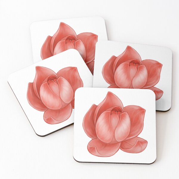 Item preview, Half Bloom Orange Lotus Flower designed and sold by Springethereal.
