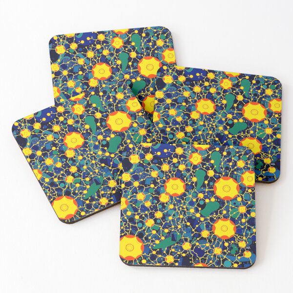 Item preview, Patrón de dopamina n.° 45 designed and sold by Kaleidoscope Print.