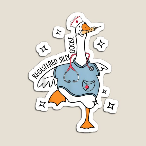 Vista previa del artículo con la obra «Enfermera Silly Goose, estudiante de enfermería, camiseta de enfermera, enfermera, agradecimiento a la enfermera», diseñado y vendido por MatinLava.