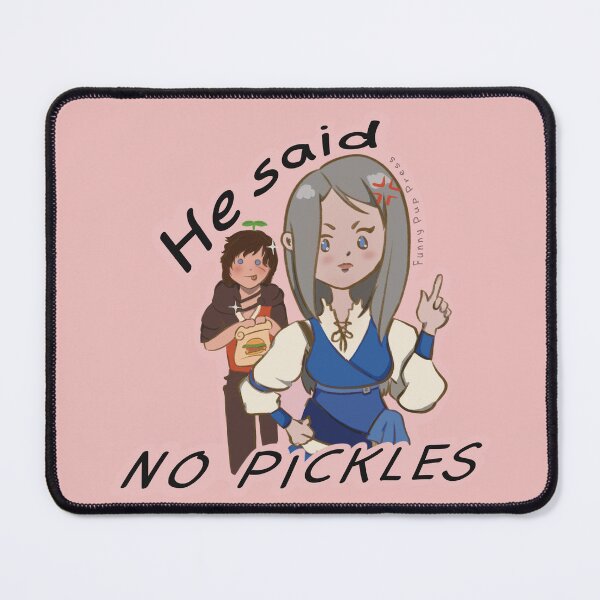 Item preview, He Said NO PICKLES designed and sold by Funny-Pup-Press.