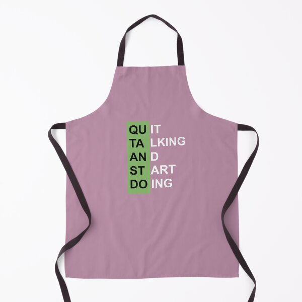 Item preview, Quit Talking and Start Doing – Motivational T-Shirt Design designed and sold by CreationbyNiki.