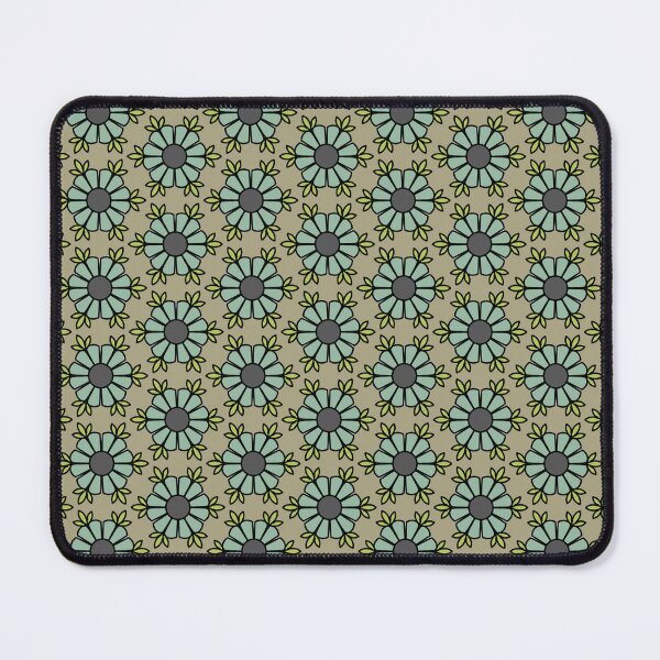 Item preview, simple floral pattern brown outlines designed and sold by vjmailservice.
