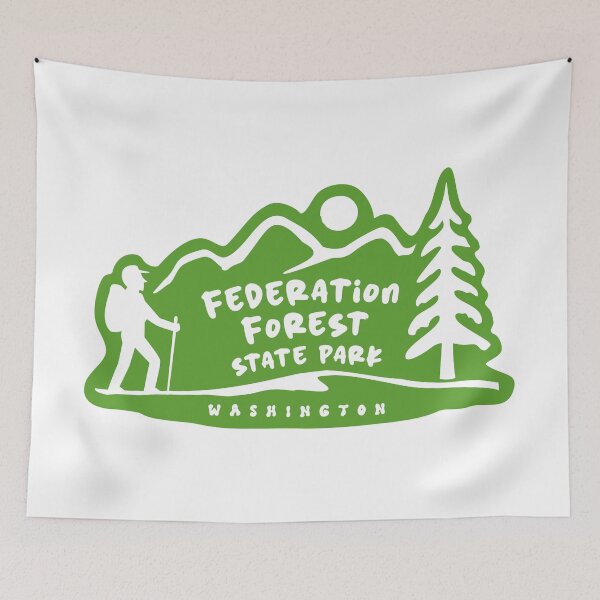 Item preview, Federation Forest State Park Washington Hiker designed and sold by bivenart.