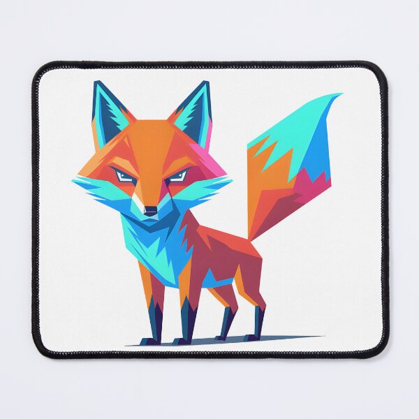 Item preview, Low-Poly Gazing Fox designed and sold by Wegetees.