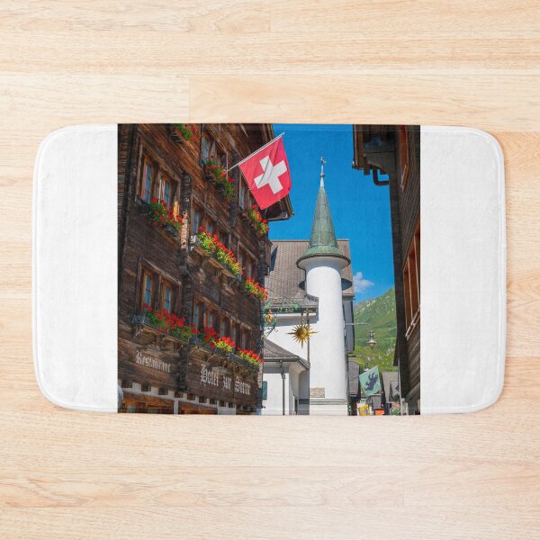 Item preview, Beautiful City Street in Old Town with Houses and Hotel designed and sold by Mats Silvan.