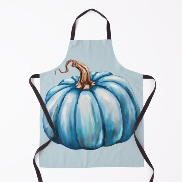 Item preview, watercolor blue pumpkin designed and sold by EmeraldeaArt.
