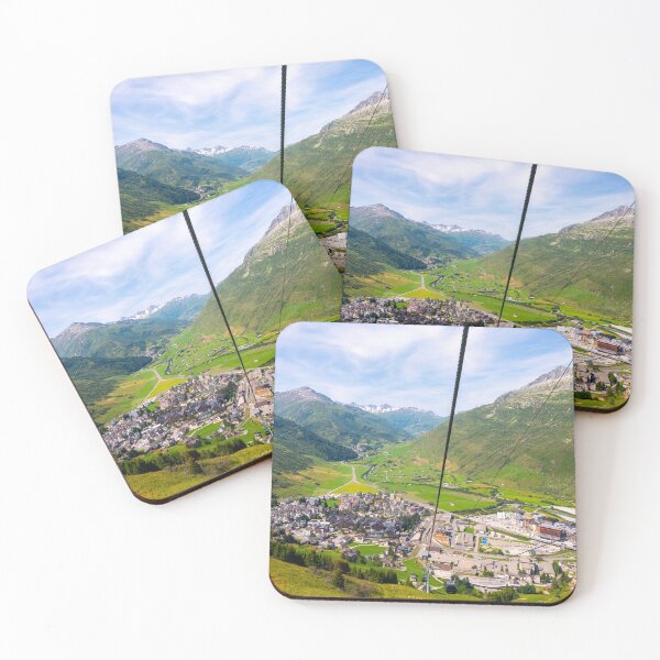 Item preview, Beautiful Panoramic View From Overhead Cable Car over New and Old Cityscape designed and sold by Mats Silvan.