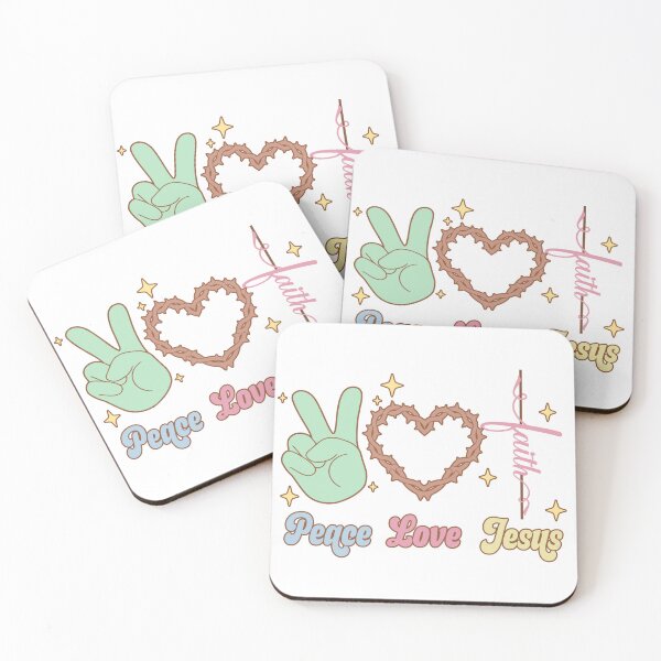 Item preview, Peace Love Jesus designed and sold by Redeemed365.