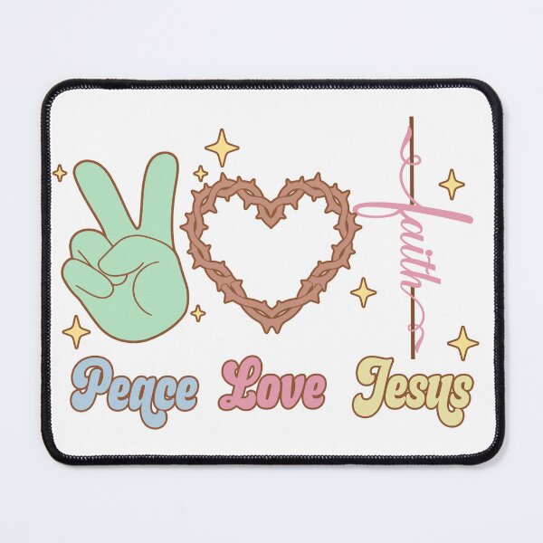 Item preview, Peace Love Jesus designed and sold by Redeemed365.