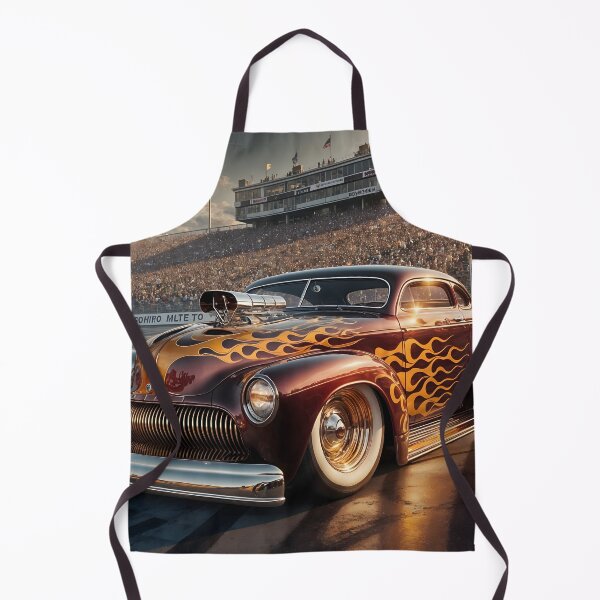 Item preview, 1950s Maroon Mercury Hot-Rod designed and sold by RocketMobster.