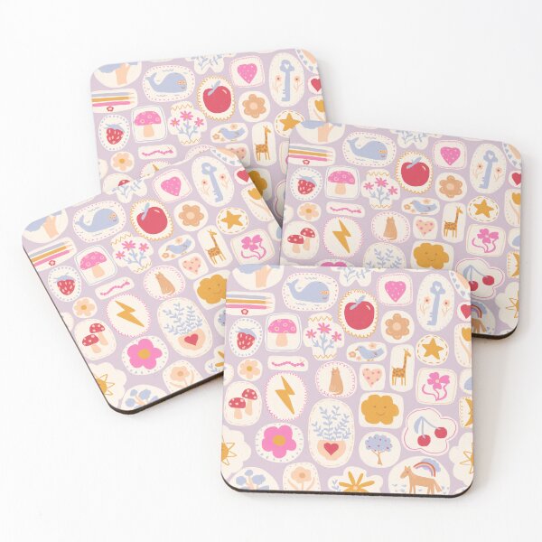 Item preview, Favourite things cute quirky pattern designed and sold by SaryandSaff.