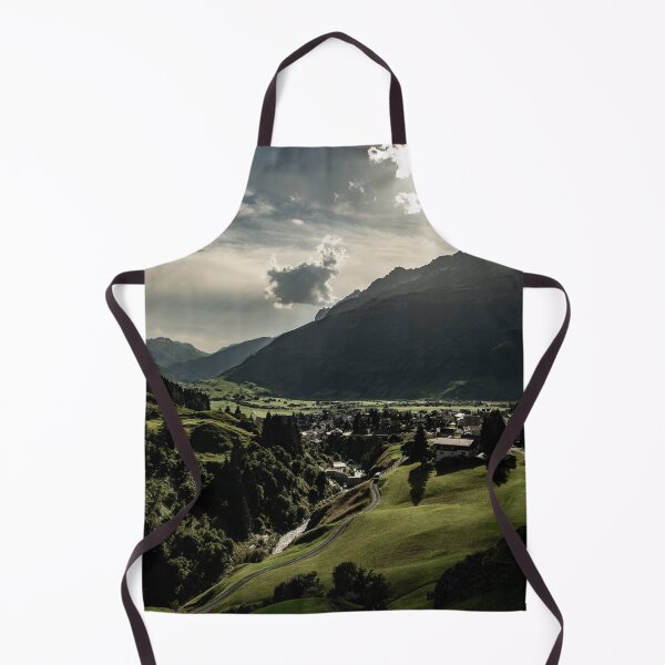 Item preview, Beautiful Panoramic View over Old Cityscape and Golf Course with Mountainscape designed and sold by Mats Silvan.