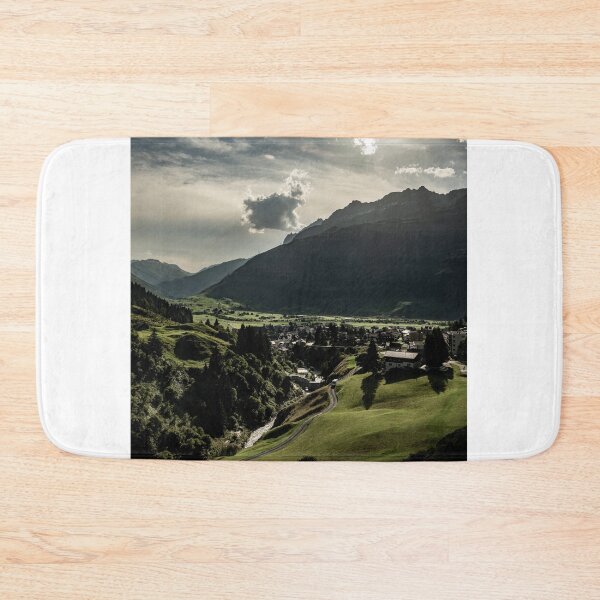 Item preview, Beautiful Panoramic View over Old Cityscape and Golf Course with Mountainscape designed and sold by Mats Silvan.