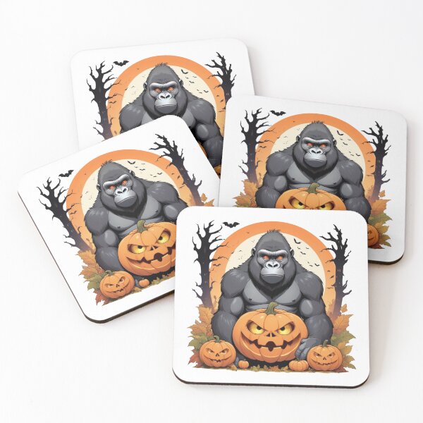 Item preview, Halloween Cartoon Gorilla designed and sold by Krieghorn.