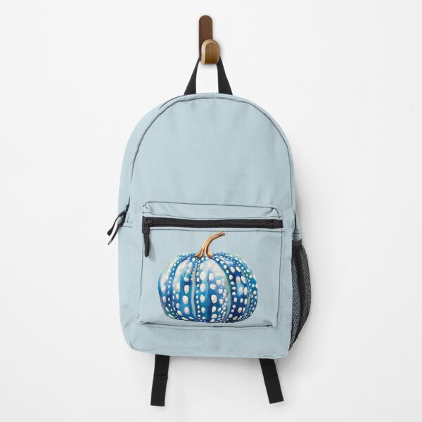 Item preview, watercolor blue dotted pumpkin designed and sold by EmeraldeaArt.