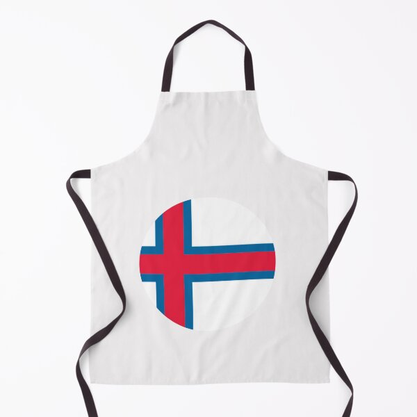Item preview, Faroe-Islands Flag Round designed and sold by MoonElite.