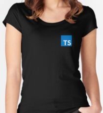 Typescript (TypescriptJS) Women's Fitted Scoop T-Shirt