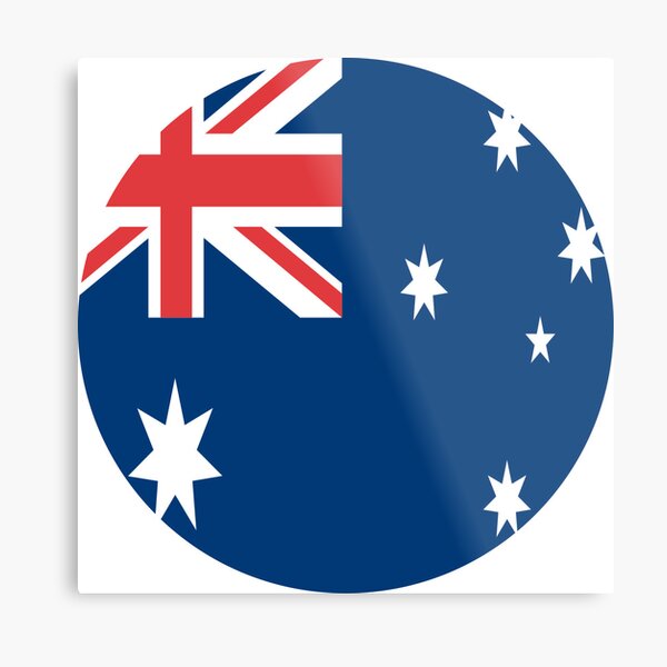 Item preview, Australia Flag Round designed and sold by MoonElite.