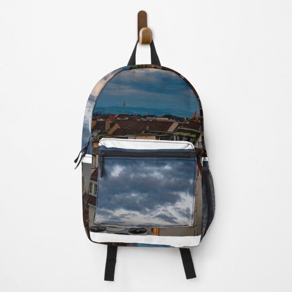 Item preview, Panoramic Beautiful Cityscape and Bundeshaus or Parliament Building or Federal Palace Tower in Sunset designed and sold by Mats Silvan.
