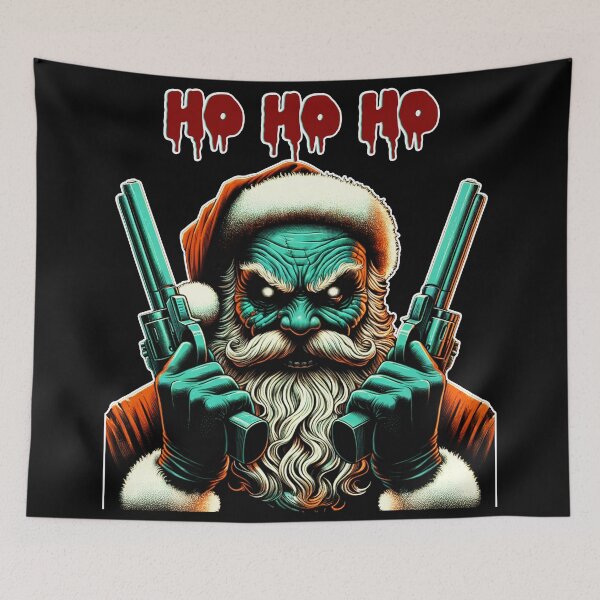 Item preview, Ho Ho Horror - Bad Santa is out for blood designed and sold by geetarv.