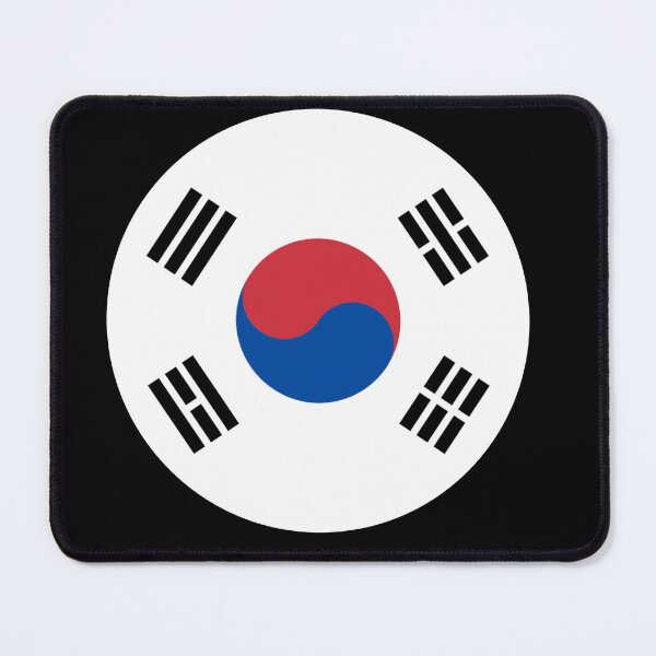 Item preview, South Korea Flag Round designed and sold by MoonElite.