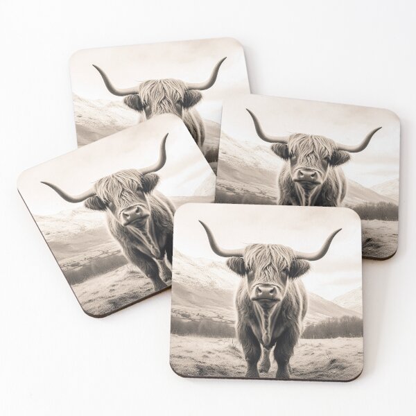 Item preview, Highland Cow Cow Scottish Cattle Scottish Highlander Highland Cattle designed and sold by ArtHouseNiklas.