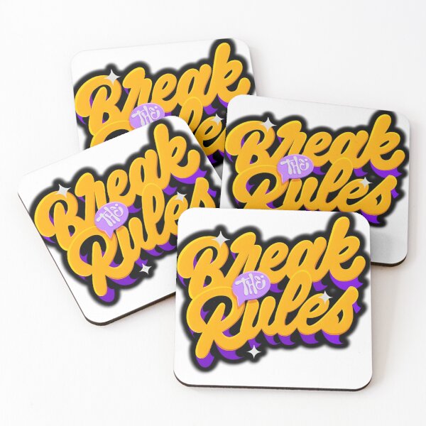 Item preview, BREAK THE RULES!  designed and sold by RETRO-BYTE.