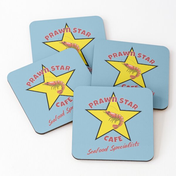 Item preview, Prawn Star Cafe. Shrimp and seafood lovers funny pun. Foodie humour designed and sold by hitNmiss.