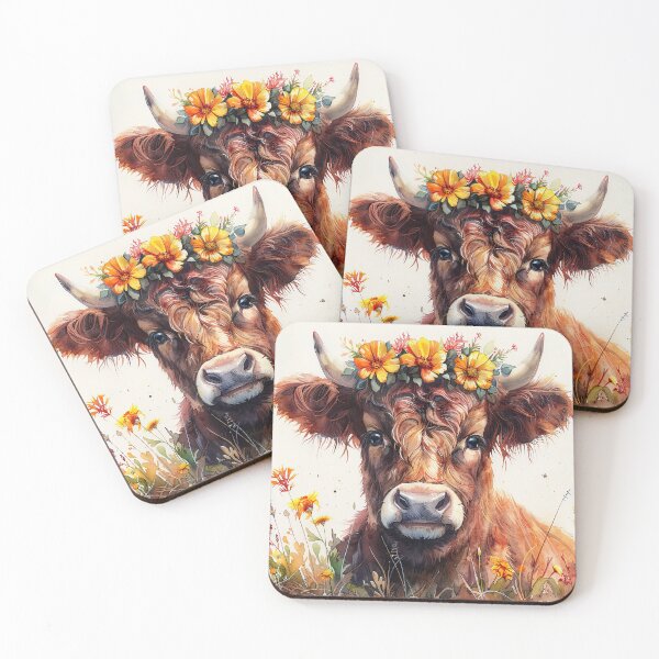 Item preview, Highland Cow Cow Scottish Cattle Scottish Highlander Highland Cattle designed and sold by ArtHouseNiklas.