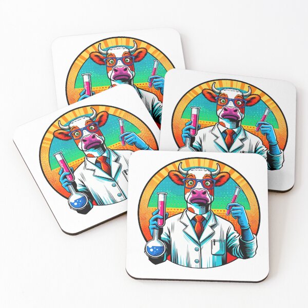 Item preview, Cow in science designed and sold by Osher-BioArt.